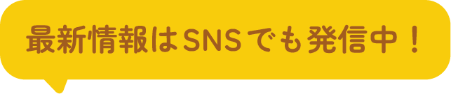 最新情報はSNSでも発信中！